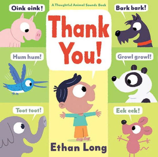 Cover for Ethan Long · Thank You! - Animal Sounds (Board book) (2016)