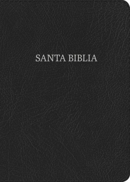 Cover for B&amp;H Español Editorial Staff · RVR 1960 Biblia Letra Grande Tamaño Manual, negro piel fabricada con índice (Leather Book) (2018)