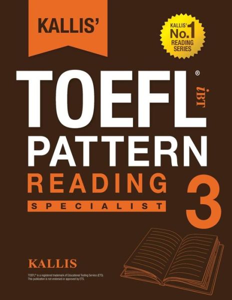 Cover for Kallis · Kallis' Ibt Toefl Pattern Reading 3: Specialist (Paperback Book) (2014)