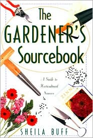 Cover for Sheila Buff · Gardener's Sourcebook (Pocketbok) (1996)