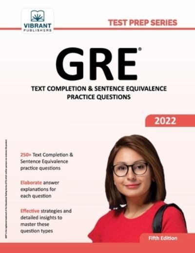 Cover for Vibrant Publishers · GRE Text Completion and Sentence Equivalence Practice Questions (N/A) (2022)