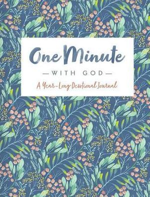 Cover for Dayspring · One Minute with God - A Year Long Devotional Journal (Hardcover Book) (2018)