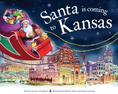 Cover for Steve Smallman · Santa is Coming to Kansas (Hardcover Book) (2019)