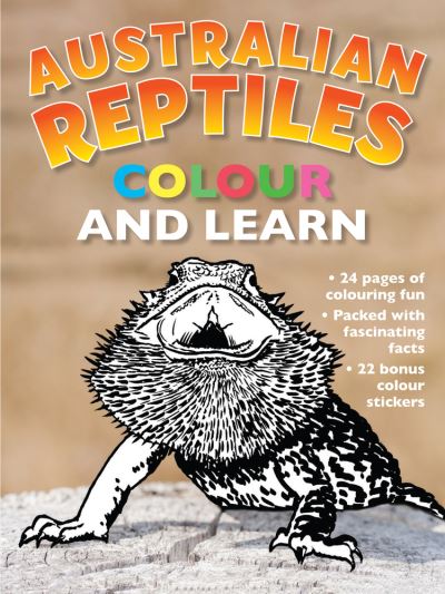 Cover for New Holland Publishers · Australian Reptiles-Color and Learn (Book) (2023)