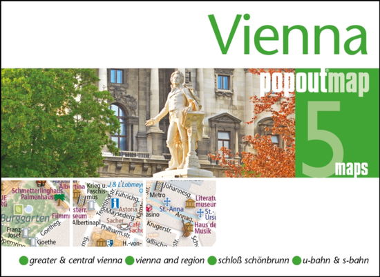 Vienna PopOut Map - PopOut Maps - Popout Map - Kirjat - Heartwood Publishing - 9781914515644 - perjantai 11. elokuuta 2023