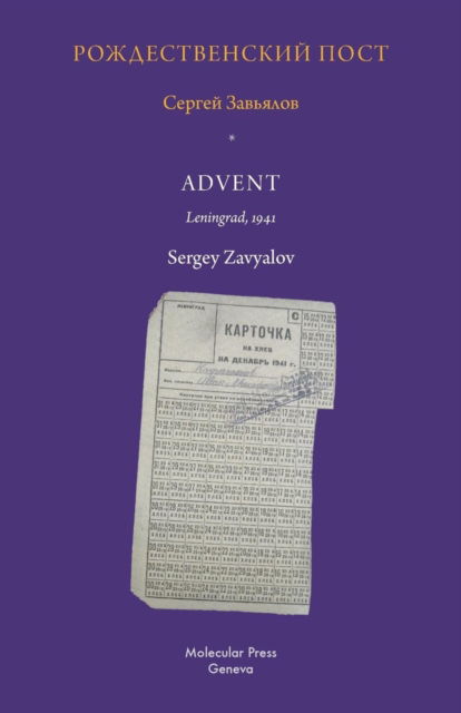 Cover for Sergey Zavyalov · Advent (Paperback Book) (2017)