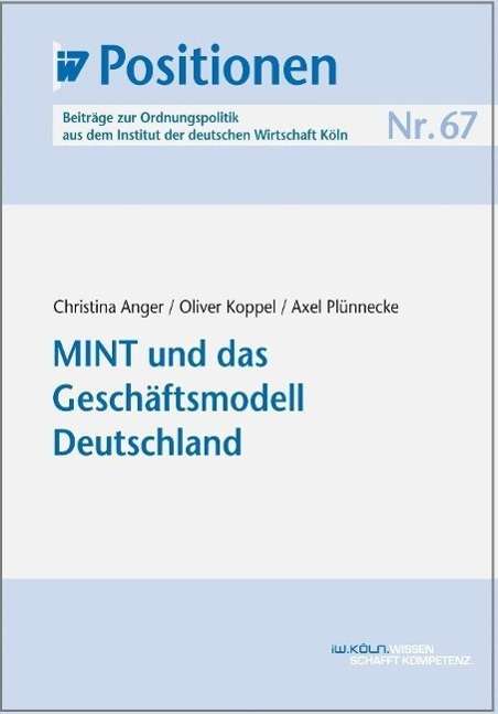 Cover for Anger · MINT und das Geschäftsmodell Deut (Book)