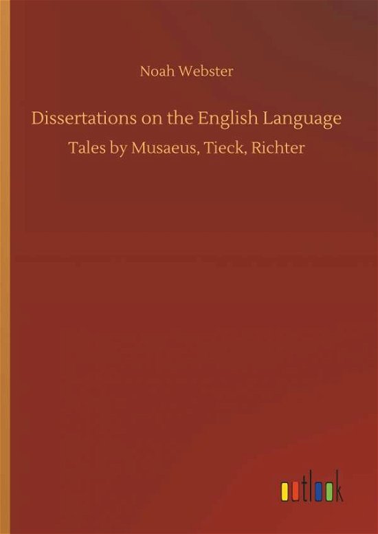 Cover for Webster · Dissertations on the English La (Bok) (2018)