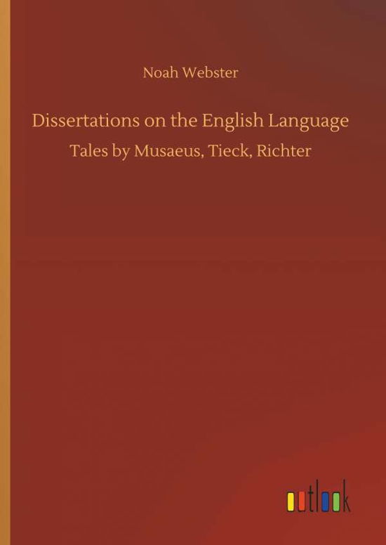Cover for Webster · Dissertations on the English La (Book) (2018)