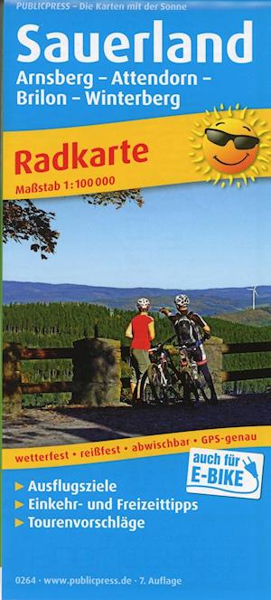 Cover for PUBLICPRESS Radkarte Sauerland (Book)