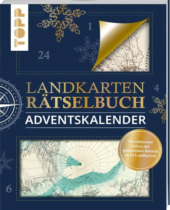 Cover for Norbert Pautner · Landkarten-Rätsel Adventskalender (Pocketbok) (2021)