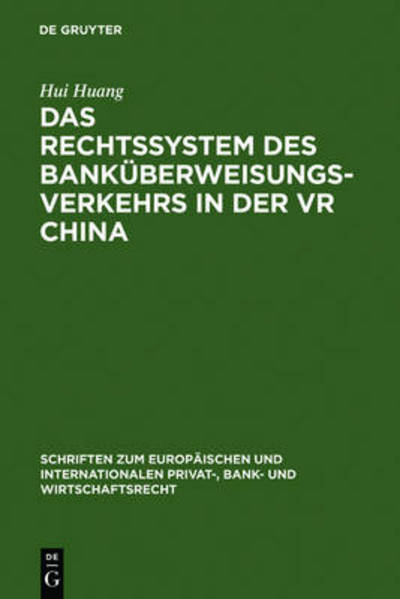 Cover for H. Huang · Rechtssystem d.Banküberweisung (Book) [German edition] (2005)