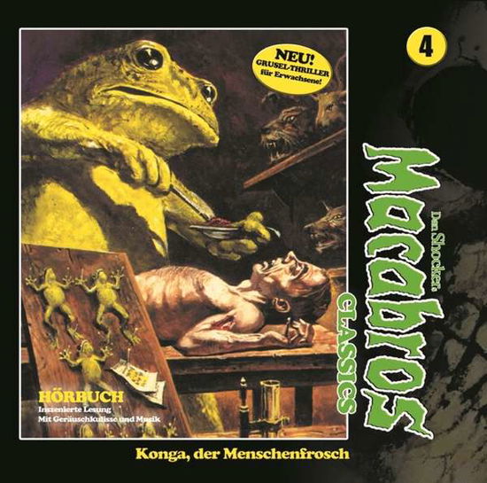 Macabros Classics-konga,der Menschenfrosch Fol - Dan Shocker - Music - WINTERZEIT - 9783960660644 - May 26, 2017