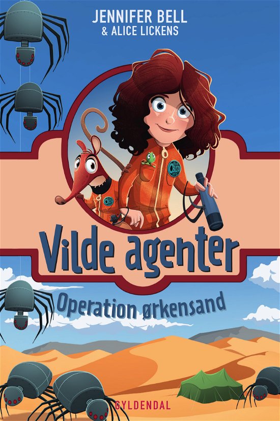 Cover for Jennifer Bell · Vilde Agenter: Vilde agenter 3 - Operation ørkensand (Inbunden Bok) [1:a utgåva] (2021)
