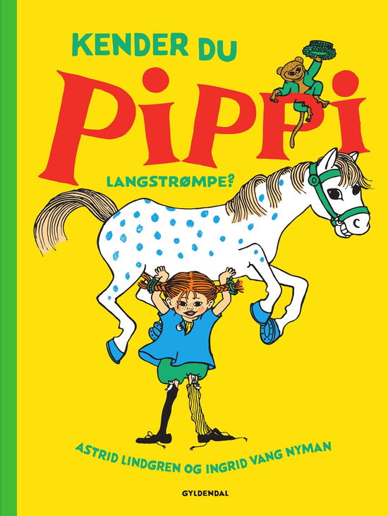 Cover for Astrid Lindgren · Astrid Lindgren: Kender du Pippi Langstrømpe? (Innbunden bok) [2. utgave] (2025)