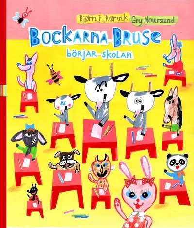 Cover for Gry Moursund · Bockarna Bruse: Bockarna Bruse börjar skolan (Innbunden bok) (2017)