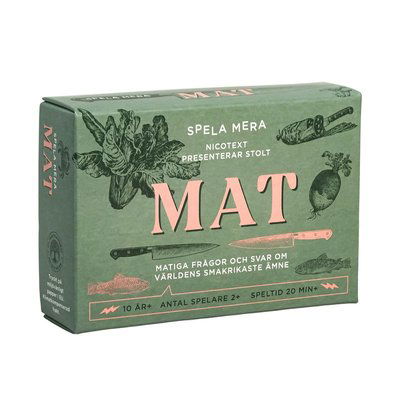 Cover for Spela mera: Mat (Book) (2022)