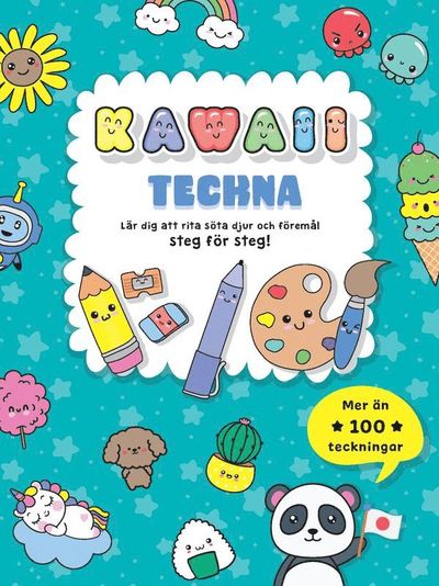 Cover for Eefje Halters · Kawaii - Lär dig teckna steg för steg (Book) (2024)