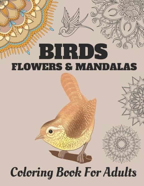 Cover for Puhoi Art Press · Birds Flowers &amp; Mandalas (Paperback Book) (2020)