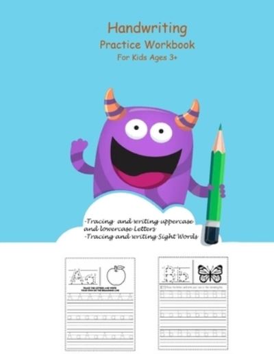 Cover for Education Press · Handwriting Practice Workbook For Kids Ages 3+ (Paperback Book) (2020)