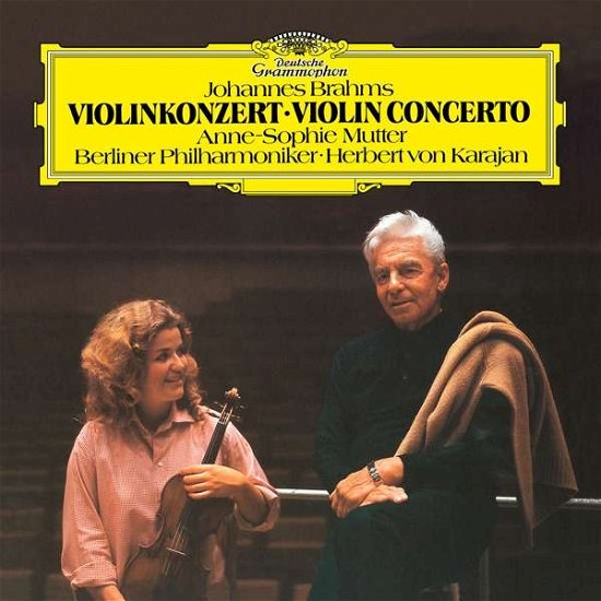 Cover for Annesophie Mutter, Berliner Philharmoniker, Herbert Von Karajan · Brahms: Violin Concerto in D, Op.77 (LP) [Remastered edition] (2019)