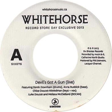 Devil's Got a Gun Live (7'' - Whitehorse - Muziek - POP - 0836766007645 - 20 april 2013