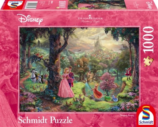 Disney Sleeping Beauty 1000Pc Jigsaw Puzzle (Thomas Kinkade) - Disney - Jogo de tabuleiro - SCHMIDT - 4001504883645 - 10 de novembro de 2021