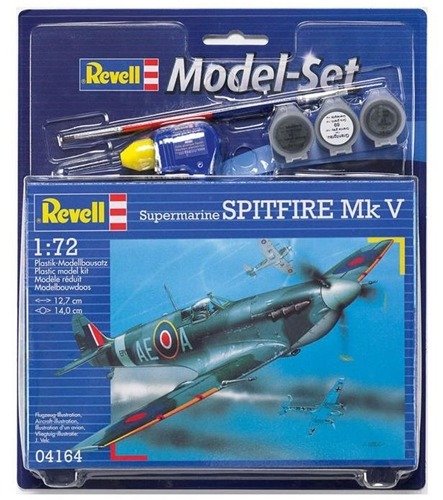 Model Set Spitfire Mk V Revell: schaal 1:72 (64164) - Revell - Merchandise - Revell - 4009803641645 - 