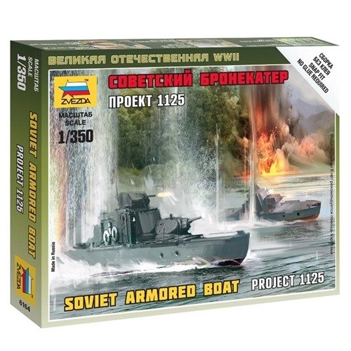 ZVEZDA - 1/350 Sov.armored Boat - Zvezda - Merchandise -  - 4600327061645 - 