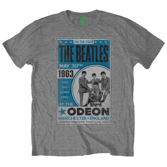 Cover for The Beatles · The Beatles Unisex T-Shirt: Odeon Poster (T-shirt) [size S] [Grey - Unisex edition]