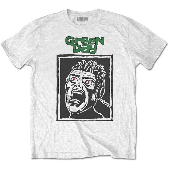 Cover for Green Day · Green Day Unisex T-Shirt: Scream (T-shirt) [size XL] [White - Unisex edition]