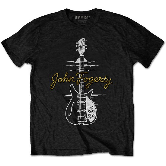 John Fogerty Unisex T-Shirt: Lasso Signature - John Fogerty - Merchandise -  - 5056368620645 - 