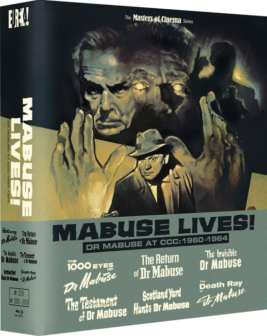 Cover for Mabuse Lives - Dr Mabuse At CCC 1960 to 1964 Limited Edition (Blu-ray) (2025)