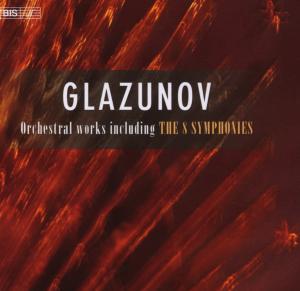 Complete Symphonies - Alexander Glazunov - Musiikki - BIS - 7318591663645 - tiistai 15. toukokuuta 2007