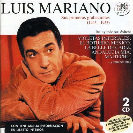 Cover for Luis Mariano · Sus Primeras Grabaciones (1943-1953) (CD) (2017)