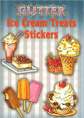 Glitter Ice Cream Treats Stickers - Joan O'Brien - Books - Dover Publications Inc. - 9780486456645 - December 28, 2007