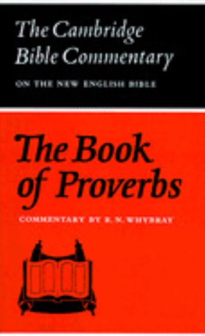 Cover for R. N. Whybray · The Book of Proverbs - Cambridge Bible Commentaries on the Old Testament (Hardcover Book) (1972)