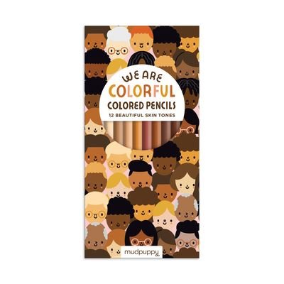We Are Colorful Skin Tone Colored Pencils - Mudpuppy - Merchandise - Galison - 9780735374645 - 29. september 2022