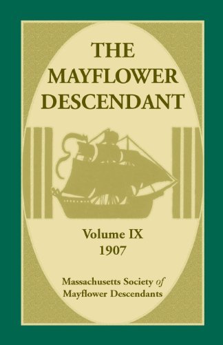 Cover for Mass Soc of Mayflower Descendants · The Mayflower Descendant, Volume 9, 1907 (Paperback Book) (2013)
