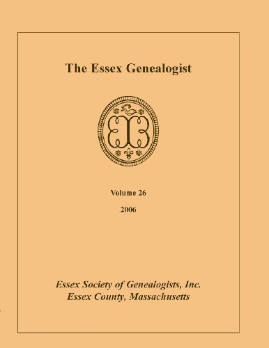 Cover for Inc Essex Society of Genealogist · The Essex Genealogist, Volume 26, 2006 (Paperback Bog) (2013)