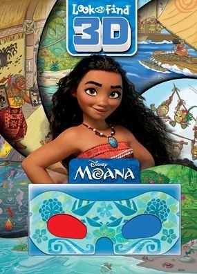 Cover for P I Kids · Disney Moana Look And Find 3D (Gebundenes Buch) (2023)