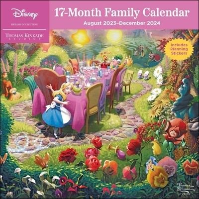 Disney Dreams Collection by Thomas Kinkade Studios: 17-Month 2023-2024 Family Wall Calendar - Thomas Kinkade Studios - Produtos - Andrews McMeel Publishing - 9781524883645 - 5 de setembro de 2023