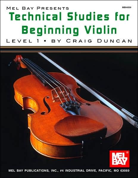 Cover for Craig Duncan · Technical Studies for Beginning Violin (Paperback Book) (1991)