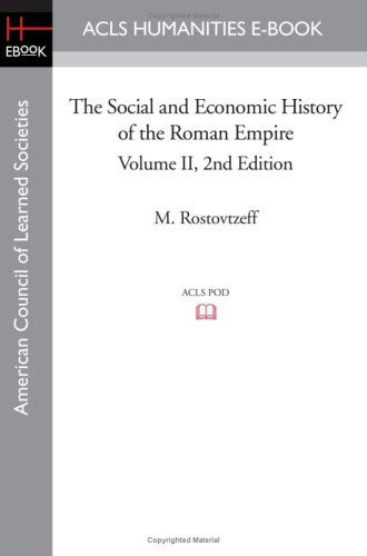 Cover for M. Rostovtzeff · The Social and Economic History of the Roman Empire Volume II 2nd Edition (Acls History E-book Project Reprint Series) (Paperback Book) (2008)