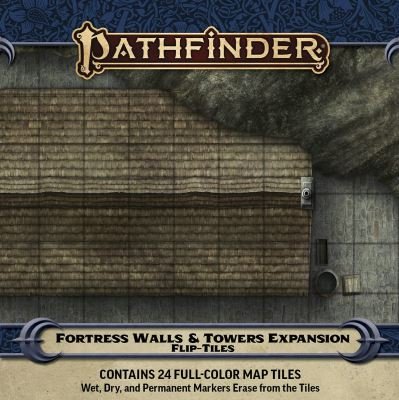 Pathfinder Flip-Tiles: Fortress Walls & Towers Expansion - Jason A. Engle - Board game - Paizo Publishing, LLC - 9781640783645 - October 26, 2021