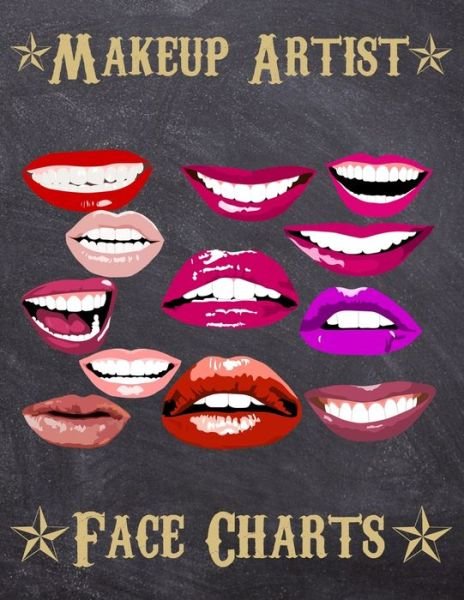 Cover for From Dyzamora · Makeup Artist Face Charts (Paperback Book) (2019)