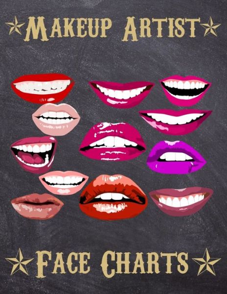 Makeup Artist Face Charts - From Dyzamora - Books - Independently Published - 9781704919645 - November 3, 2019