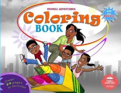 Cover for Jiyah Fennell · Fennell Adventures Coloring Book (Paperback Book) (2019)