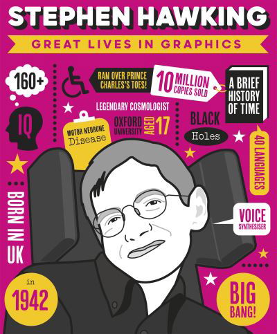 Cover for Books Button · Great Lives in Graphics: Stephen Hawking - Great Lives in Graphics (Hardcover Book) (2020)