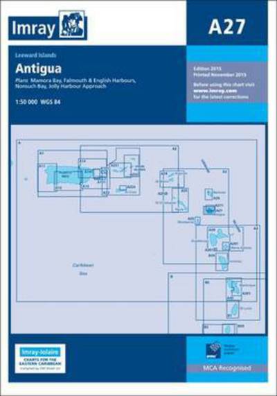 Cover for Imray · Imray Chart A27: Antigua - Iolaire Charts (Paperback Book) (2015)